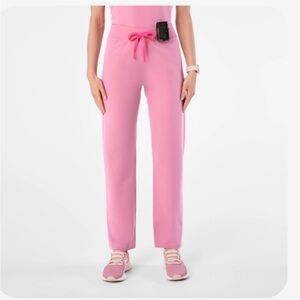 Figs Chalk Pink High Waisted Livingston